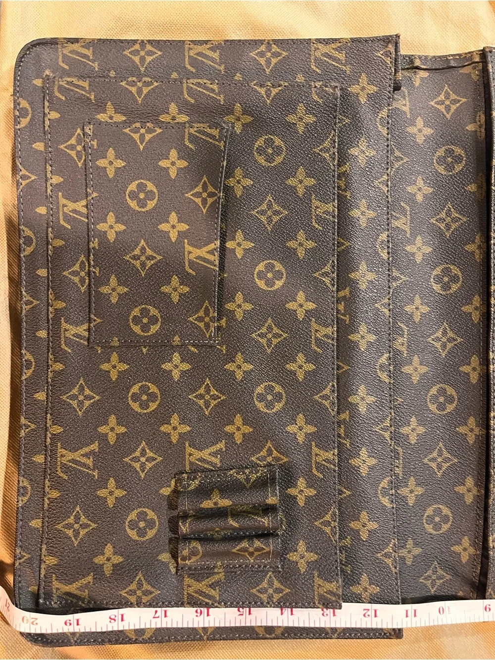 Authentic Louis Vuitton Monogram File Portfolio / Document Organizer